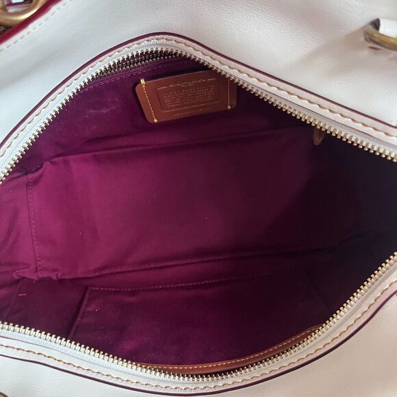 Coach Dreamer Chalk Signature Crossbody Tote Bag Style 54160 - Picture 13 of 16